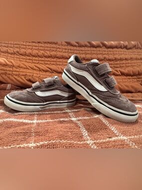 Kids Vans Brooklyn Sneaker - Brown - size toddler 8